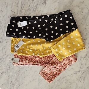 3pk NWT Old Navy Size 5T Full Length Leggings